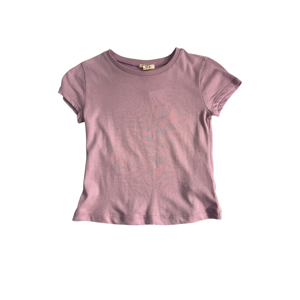 Crewcuts J Crew Kids Lavender Purple Cotton Short Sleeve Tee BX018 Size S NWT